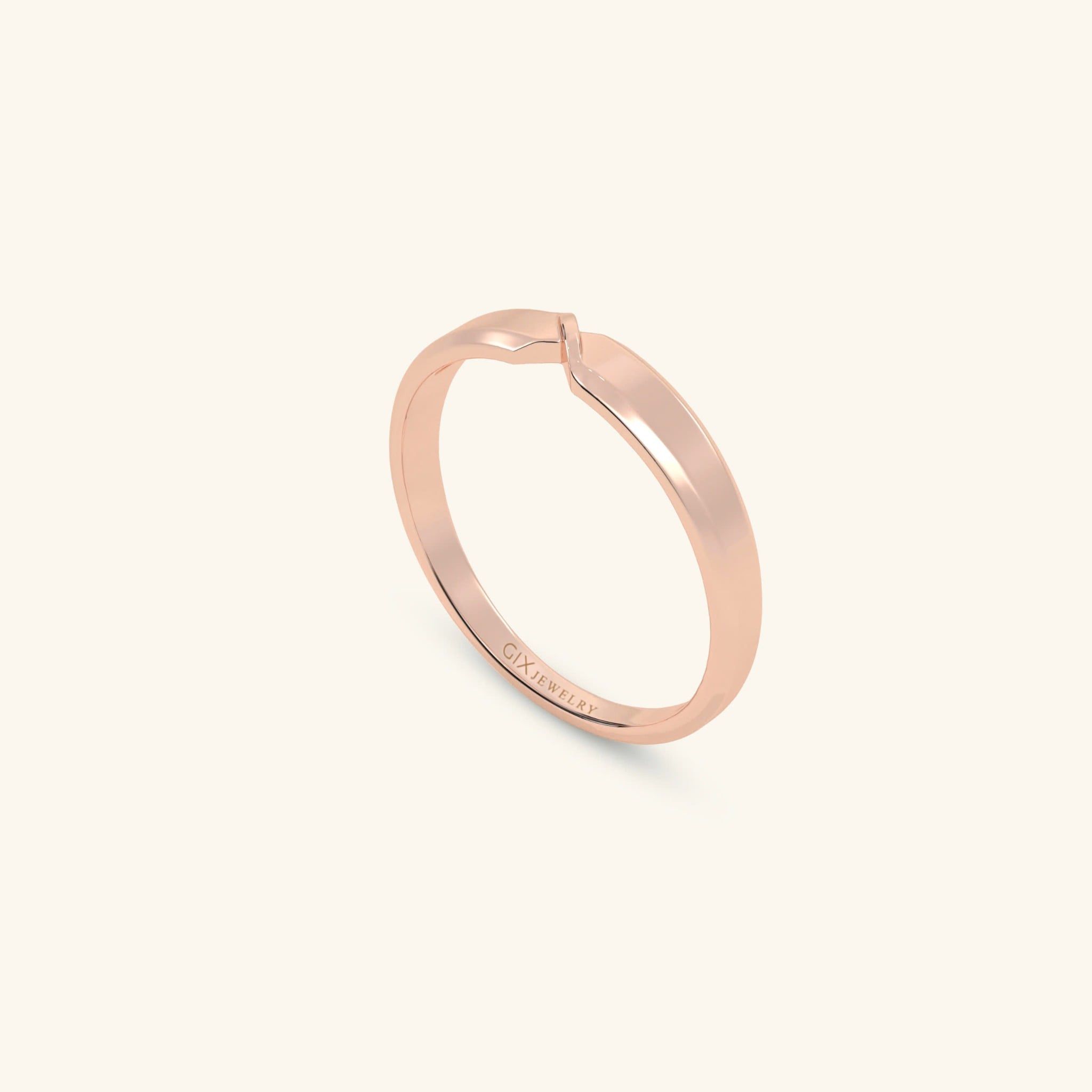  Nhẫn cưới vàng 18k thiết kế riêng - GCR25050161 | Gix Jewel 