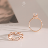  Nhẫn cầu hôn vàng 14k Crown Path | Gix Jewel 