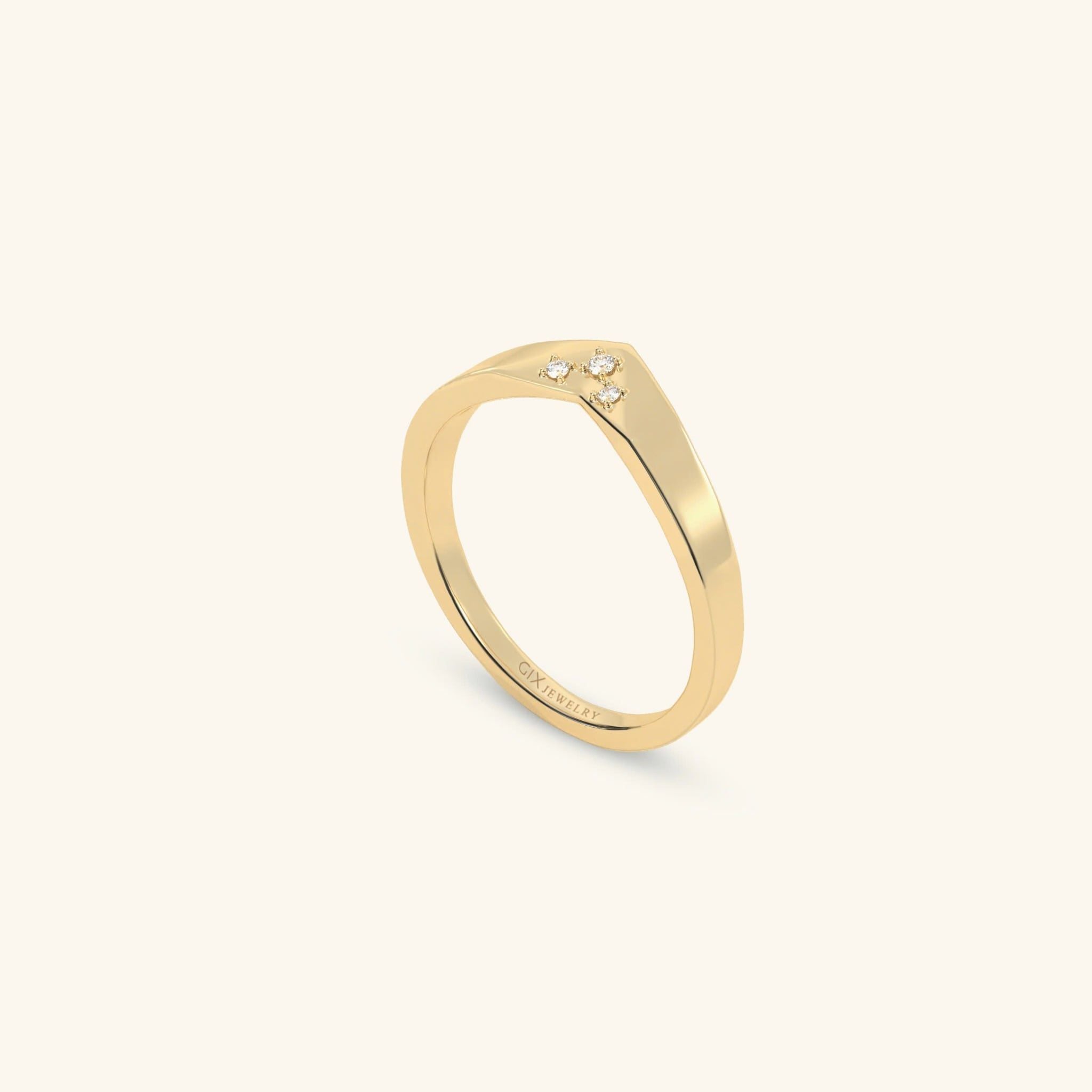  Nhẫn cưới vàng 10k thiết kế riêng - GCR25050158 | Gix Jewel 