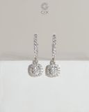  [CÓ SẴN] Bông tai khoen tròn vàng trắng 14k | Gix Jewel 