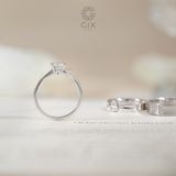  Nhẫn cầu hôn bạc Sweet Ray | Gixjewelry 