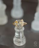  Nhẫn nữ vàng 18k hình thánh giá đính đá cao cấp | Gix Jewel 