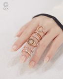  Nhẫn nữ đính đá vàng 18k & bạc đẹp | Gix Jewel 