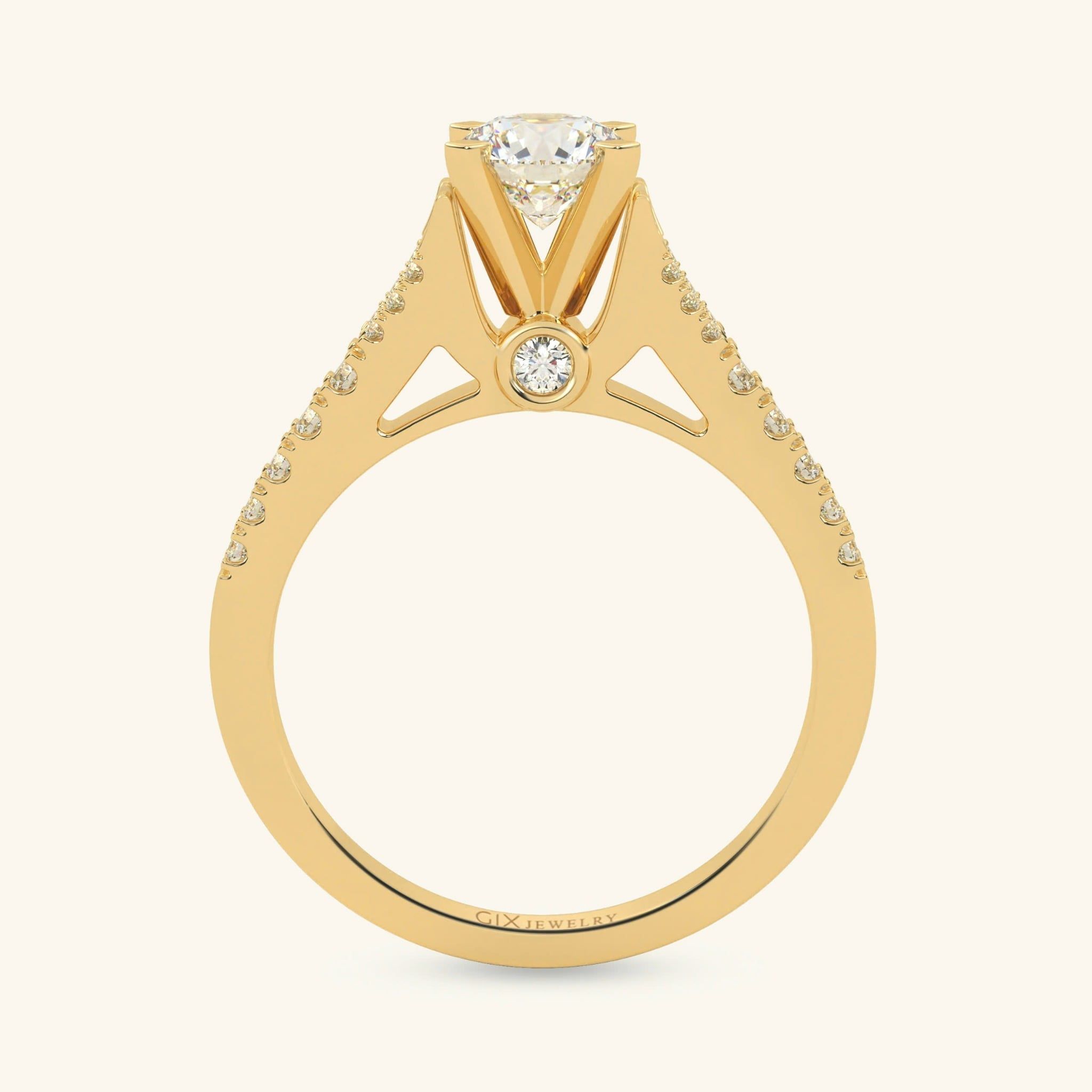  Nhẫn cầu hôn bạc Duchess Ring | Gix Jewelry 