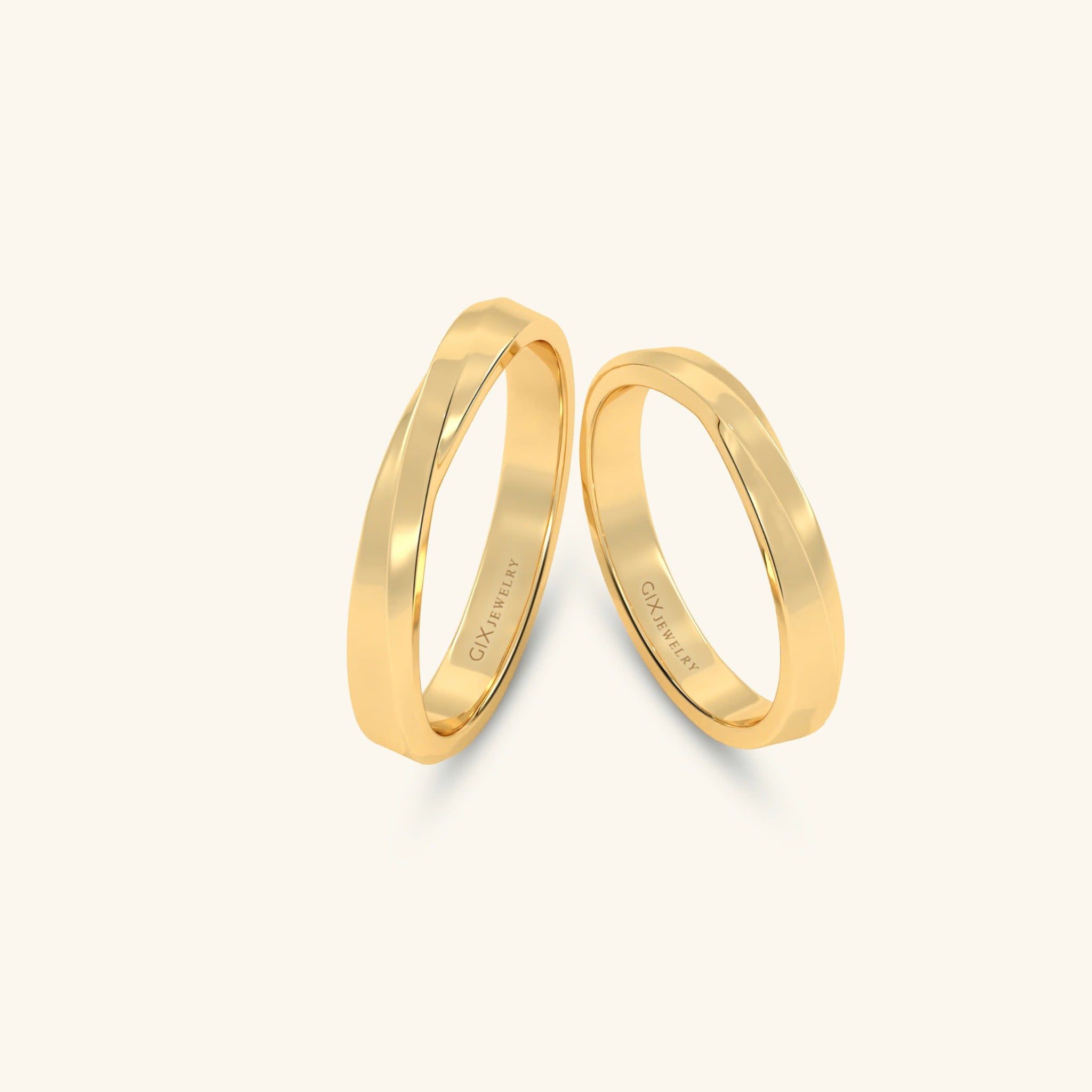  Nhẫn đôi bạc thiết kế riêng - GCR25050295 | Gix Jewel 