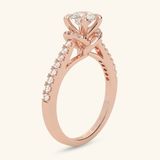  Nhẫn cầu hôn vàng 14k Rose Halo | Gix Jewelry 