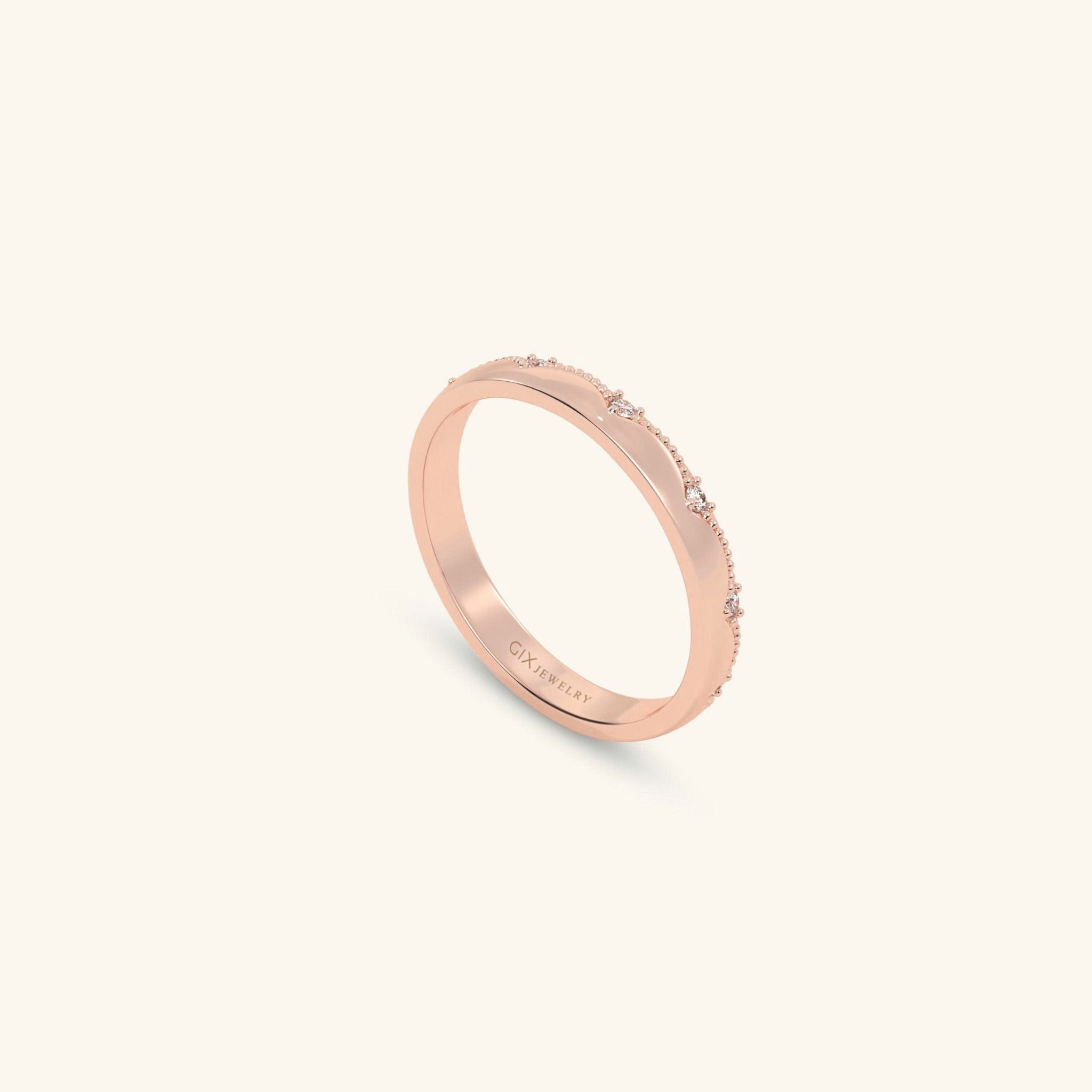  Nhẫn cưới cặp bạc thiết kế riêng - GCR25050238 | Gix Jewel 