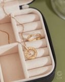  Nhẫn thánh giá nam nữ vàng hồng đính đá đẹp | Gix Jewel 