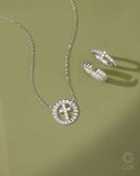  Set nhẫn thánh giá vàng tây & bạc đẹp đính đá cao cấp | Gix Jewel 