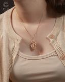  Vòng cổ thánh giá nam nữ vàng 18k & bạc sợi mảnh đẹp đính đá | Gixjewel 