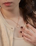  Dây chuyền trái tim lồng thánh giá vàng 18k bạc s925 đẹp | Gixjewel 