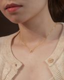  Dây chuyền nơ cho nữ vàng hồng đẹp đính đá cao cấp | Gix Jewelry 