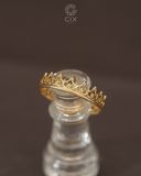  Nhẫn vương miện cho nữ vàng tây & bạc đẹp đính đá cao cấp | Gix Jewel 