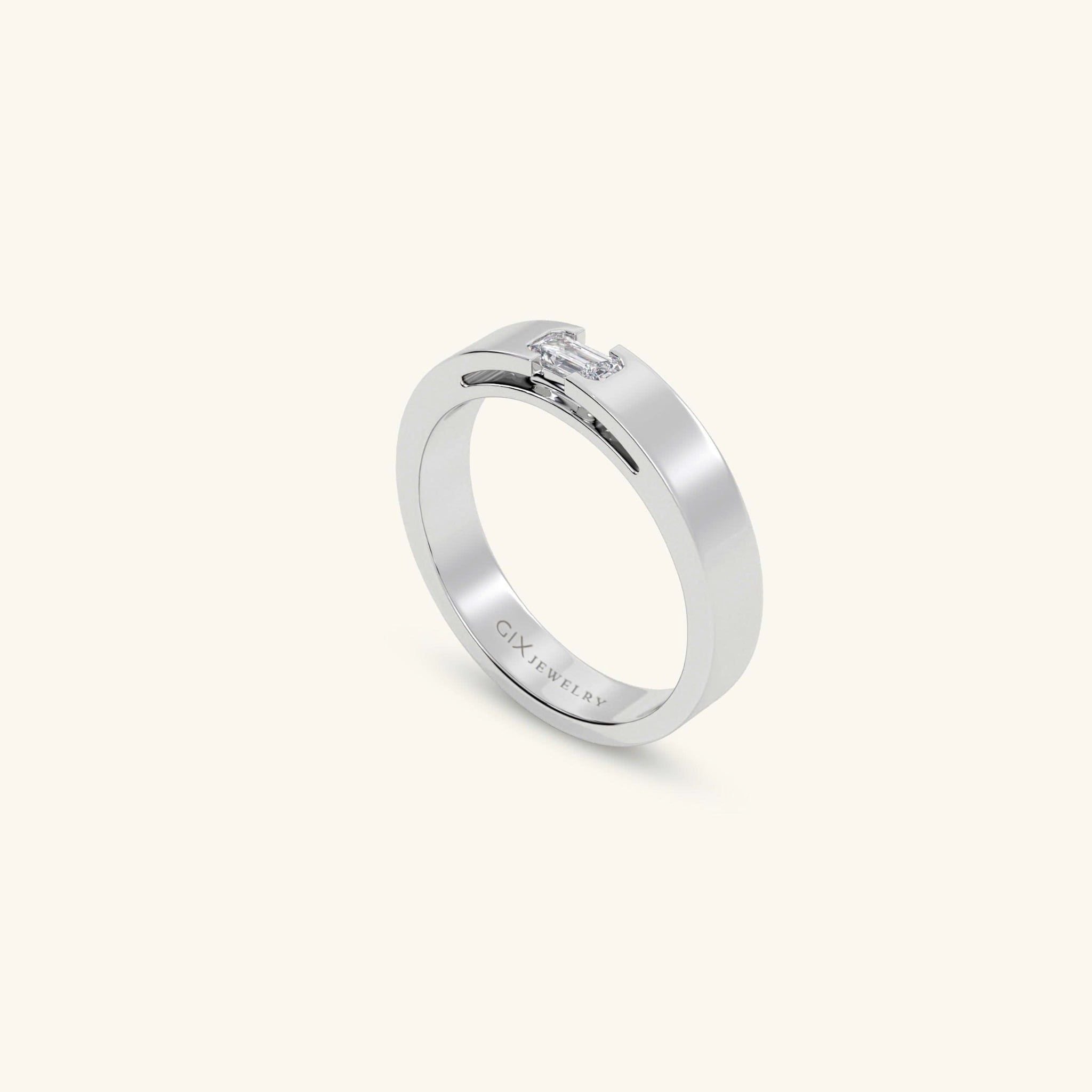  Nhẫn cưới vàng 10k thiết kế riêng - GCR25050235 | Gix Jewel 