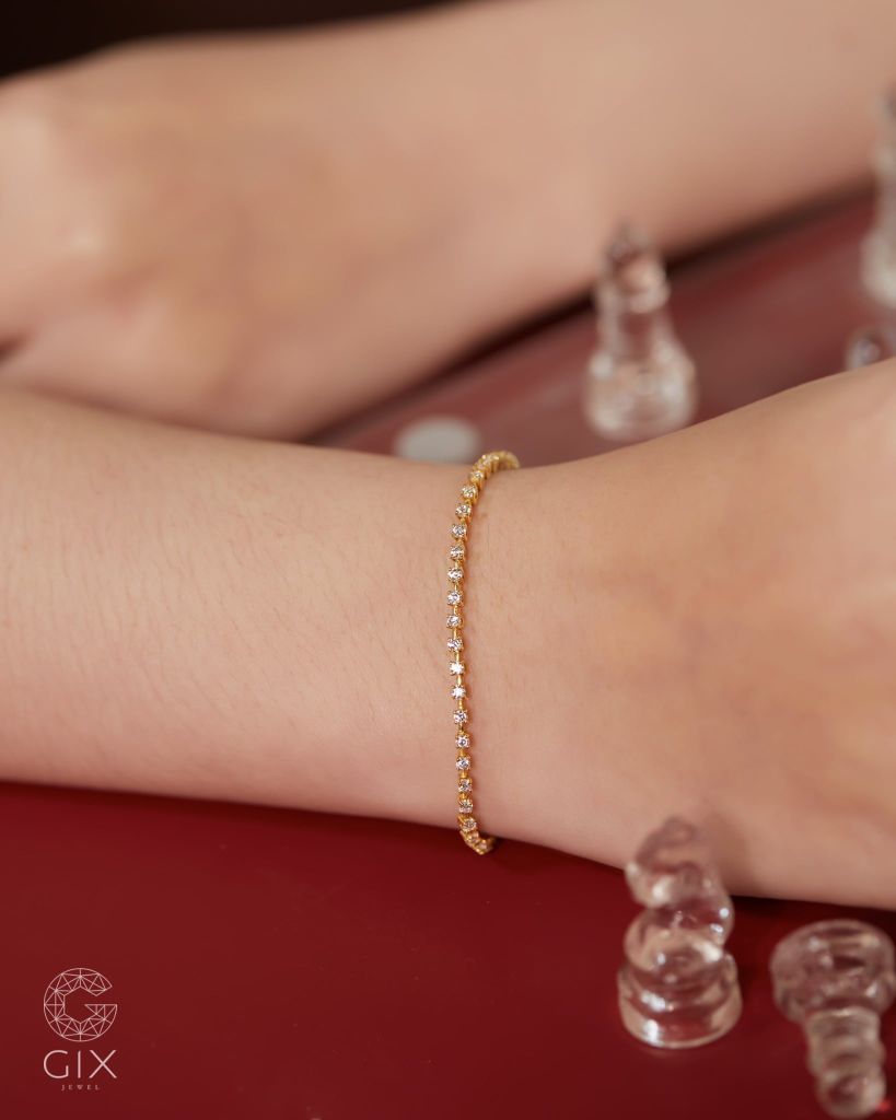  Lắc tay tennis nữ đính đá cao cấp | Gix Jewel 