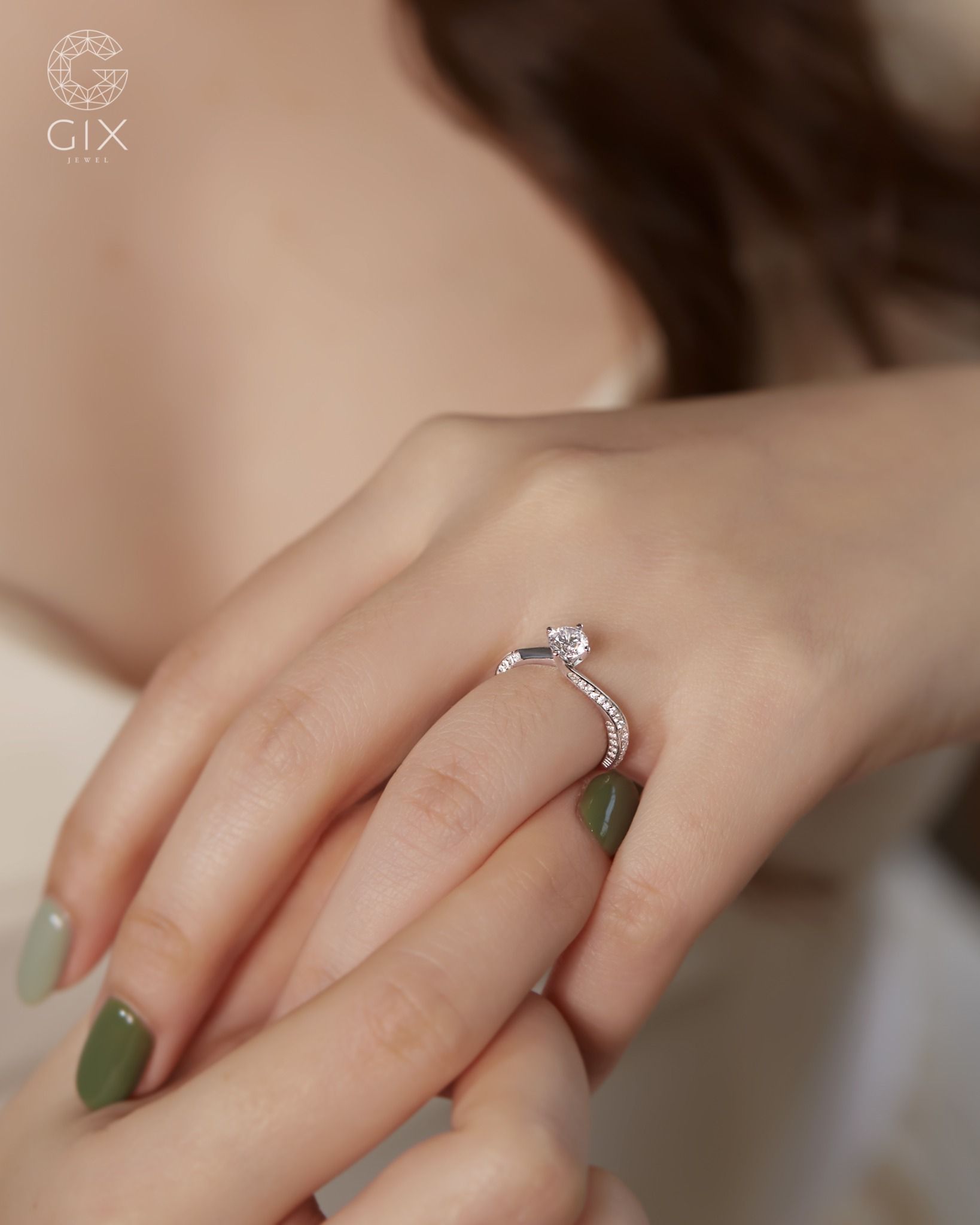  Nhẫn cầu hôn bạc - GCH25050159 | Gix Jewel 