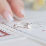  Nhẫn đính hôn vàng 10k Luna Belle | Gixjewel 