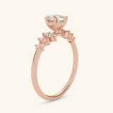  Nhẫn cầu hôn bạc Cloud Kiss | Gix Jewel 