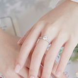  Nhẫn đính hôn vàng 10k Luna Belle | Gixjewel 