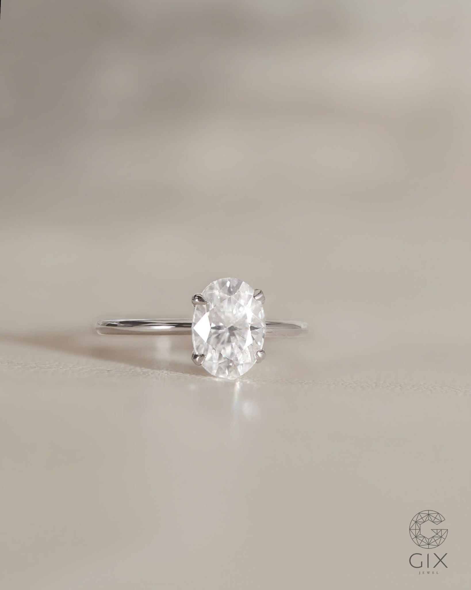 Nhẫn cầu hôn vàng 10k True Curve | Gix Jewel 