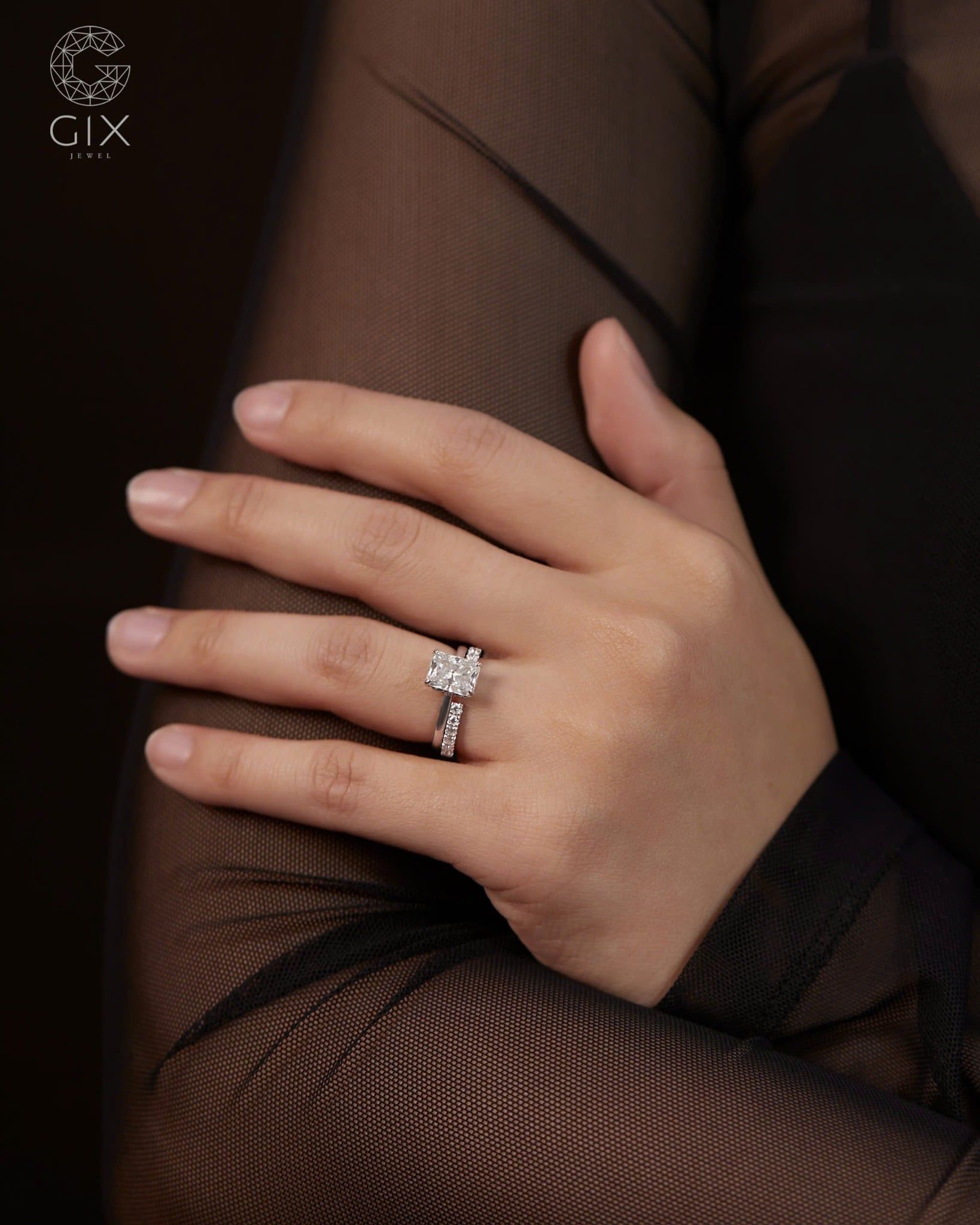  Nhẫn cầu hôn vàng 18k GCH25050167 | Gix Jewel 