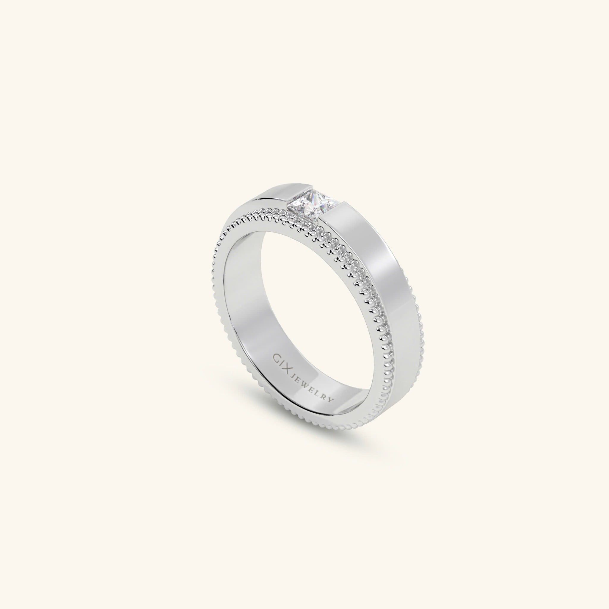  Nhẫn cưới vàng 14k thiết kế riêng - GCR25050257 | Gix Jewel 