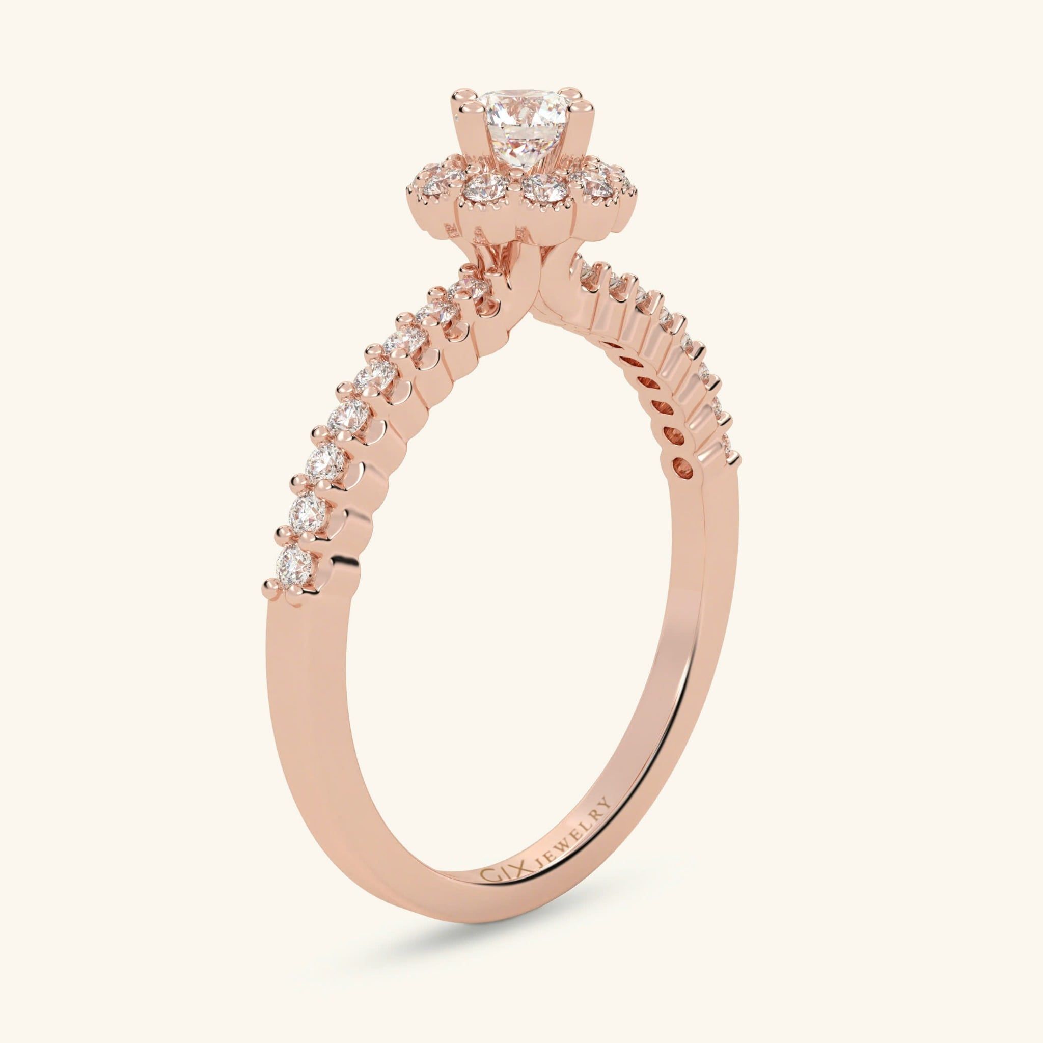  Nhẫn cầu hôn vàng 10k Sacred Glow | Gix Jewelry 