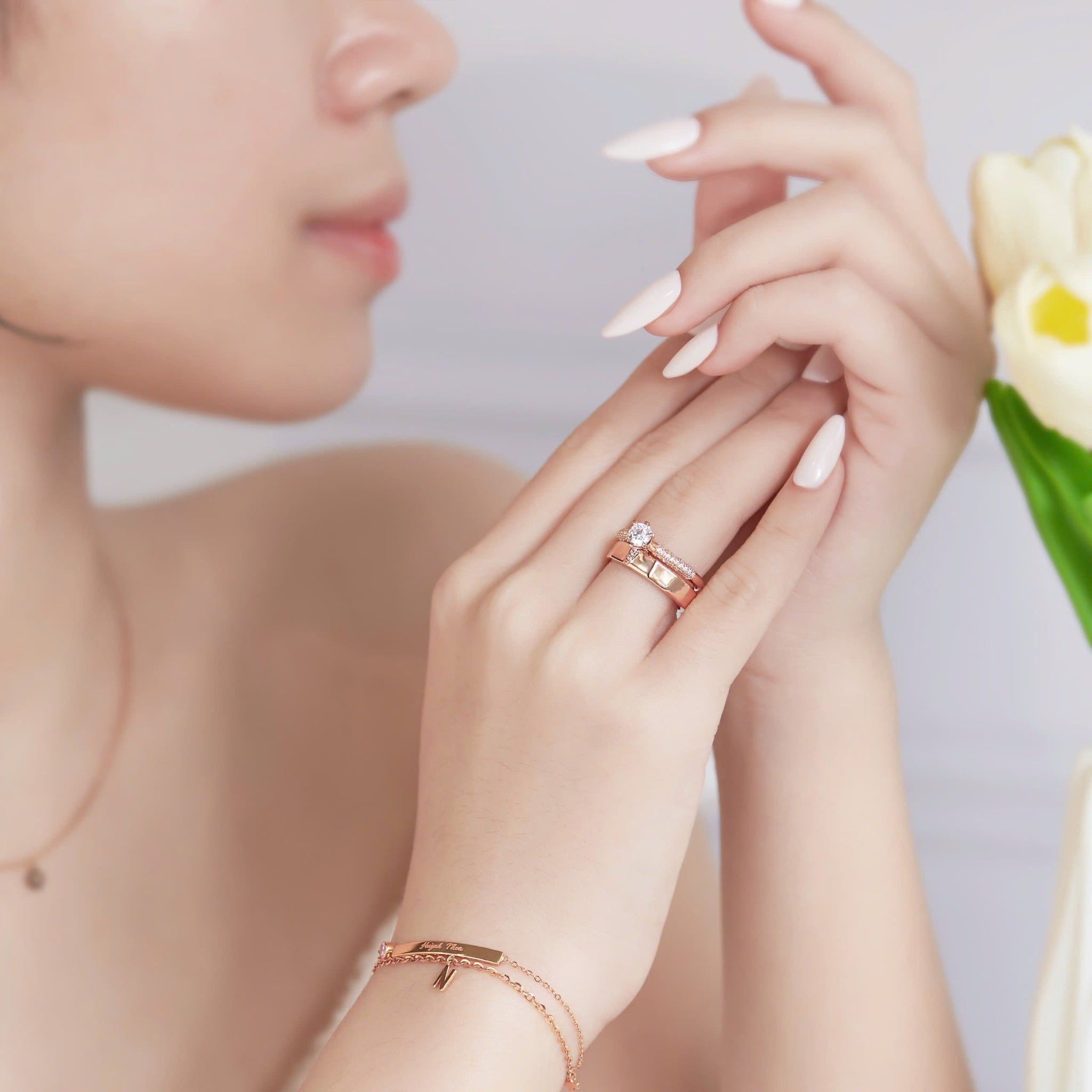  Nhẫn cầu hôn bạc Sleek Heart | Gix Jewel 