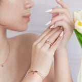  Nhẫn cầu hôn vàng 14k Sleek Heart | Gix Jewel 