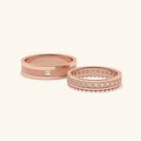  Nhẫn cưới vàng 18k thiết kế riêng - GCR25050226 | Gix Jewel 