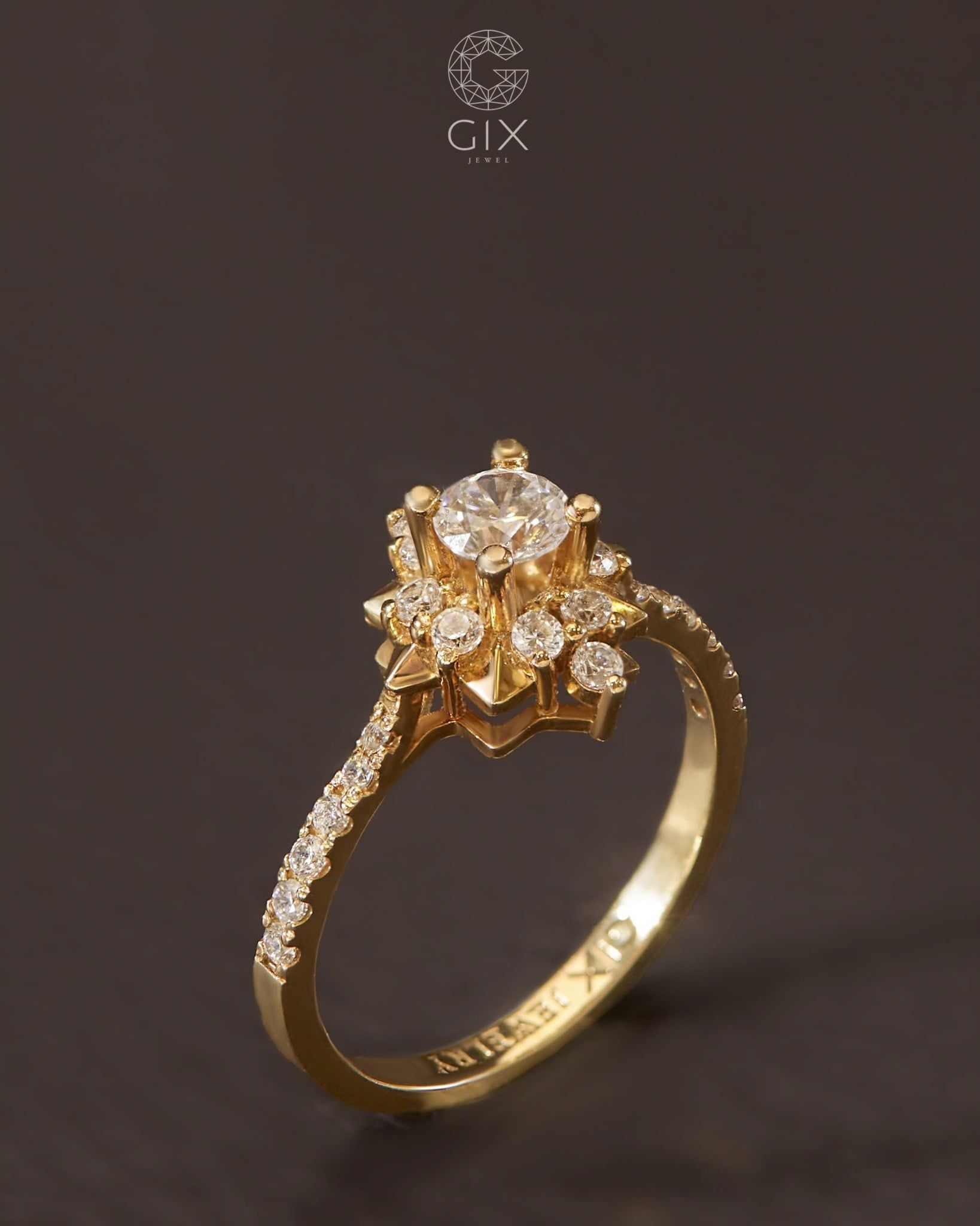  Nhẫn cầu hôn vàng 14k - GCR25050131 | Gixjewel 