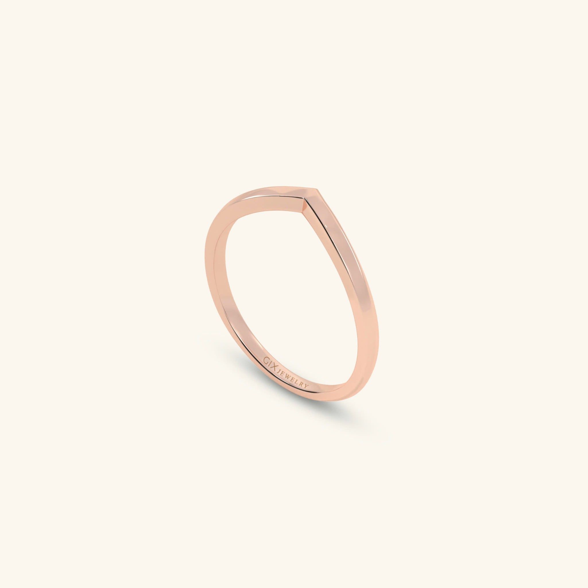  Nhẫn cưới vàng 10k thiết kế riêng - GCR25050300 | Gix Jewel 