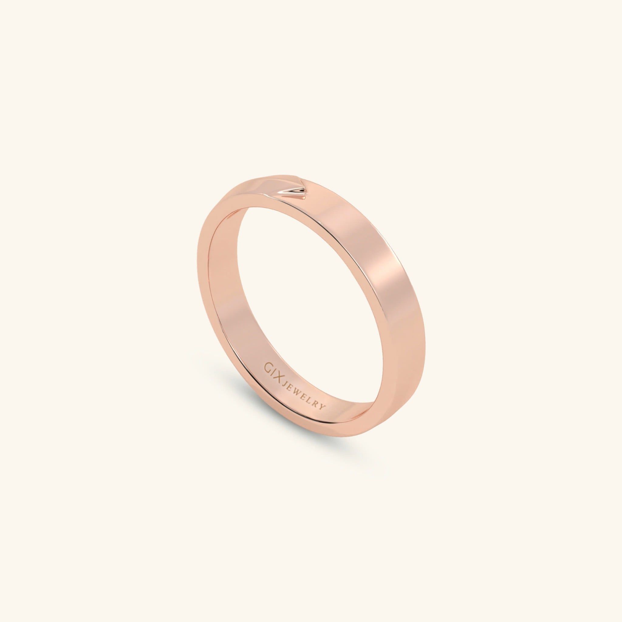  Nhẫn cưới vàng 10k thiết kế riêng - GCR25050300 | Gix Jewel 