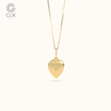  Dây chuyền locket trái tim lồng ảnh theo yêu cầu - GNL25050285 | Gix Jewel 