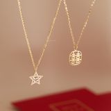  Dây chuyền chữ Hỷ vàng tây đẹp sợi mảnh | Gix Jewel 