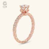  Nhẫn đính hôn vàng 10k Rage Kiss | Gix Jewelry 