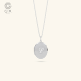  Dây chuyền lồng ảnh loket mặt tròn lớn khắc tên | Gix Jewel 