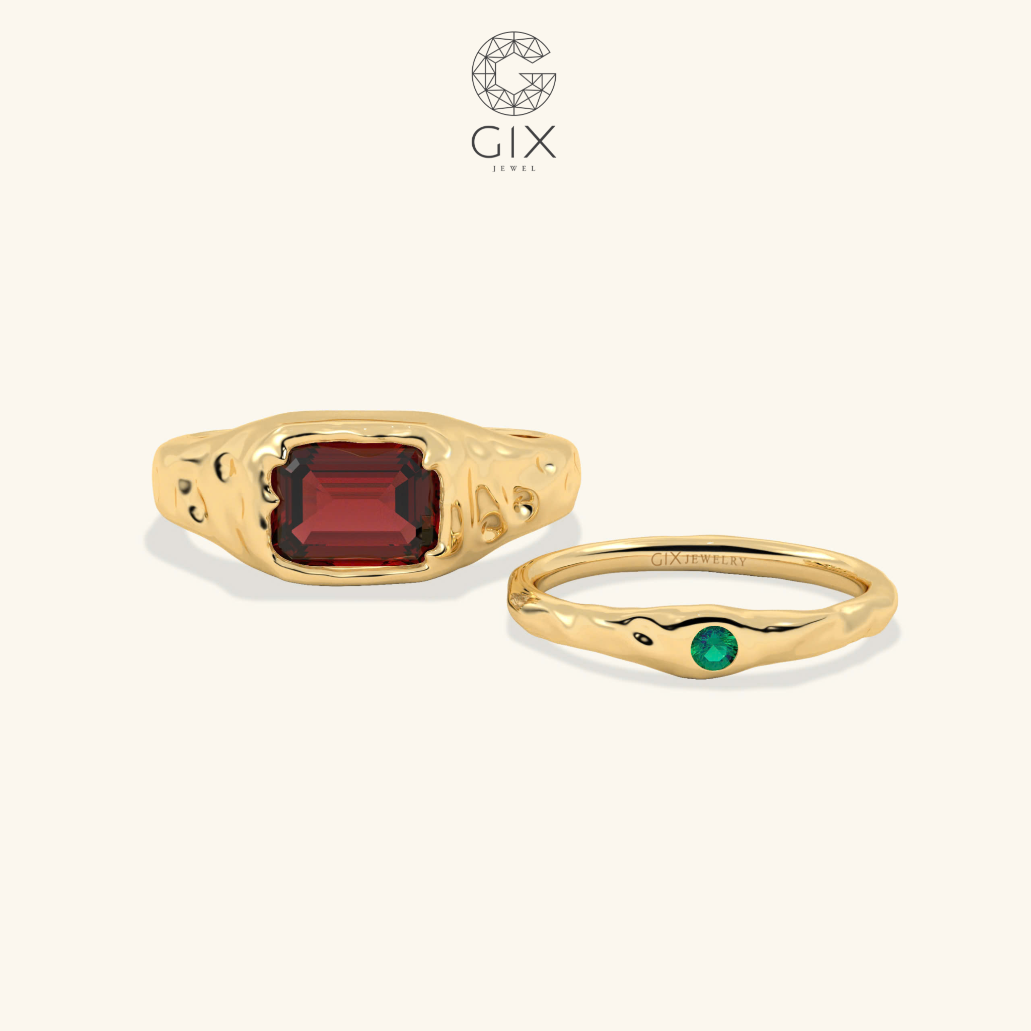  Nhẫn cưới thiết kế riêng - GCR25050325 | Gix Jewel 