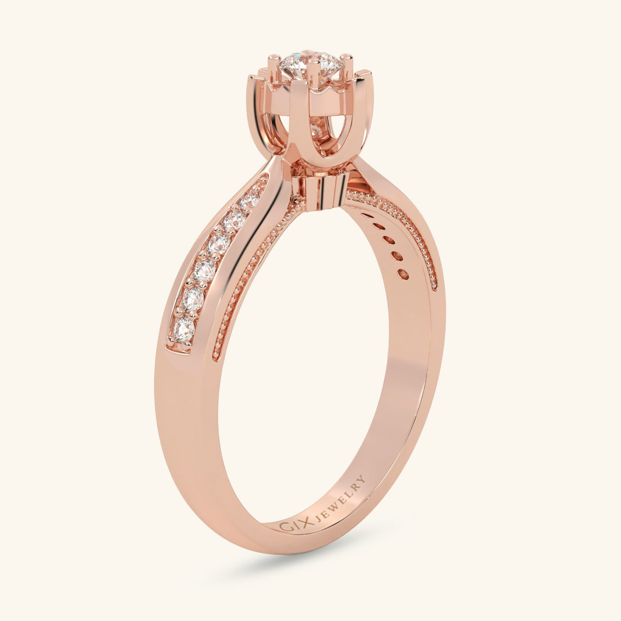  Nhẫn cầu hôn bạc Lily Love | Gix Jewel 