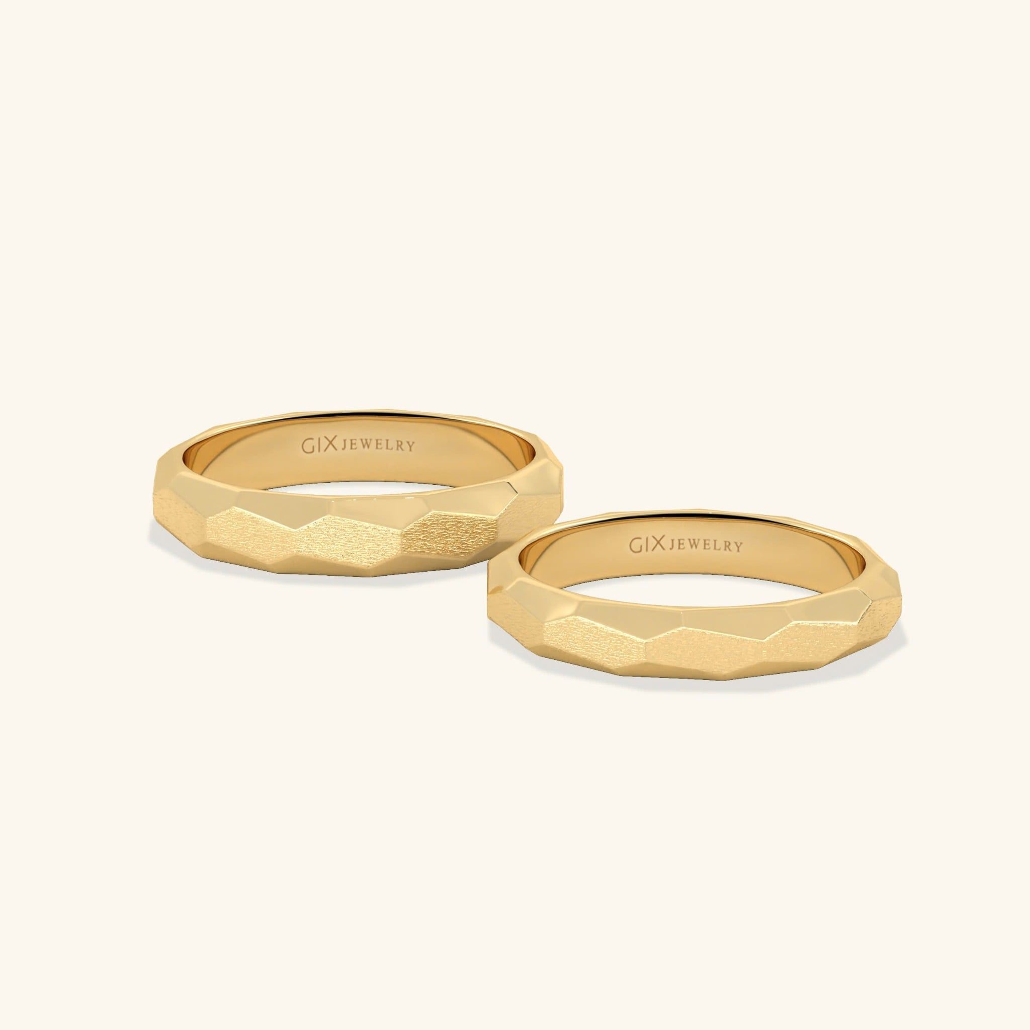  Nhẫn cưới vàng 18k thiết kế riêng - GCR25050278 | Gix Jewel 