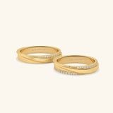  Nhẫn cưới vàng 18k thiết kế riêng - GCR25050271 | Gix Jewel 