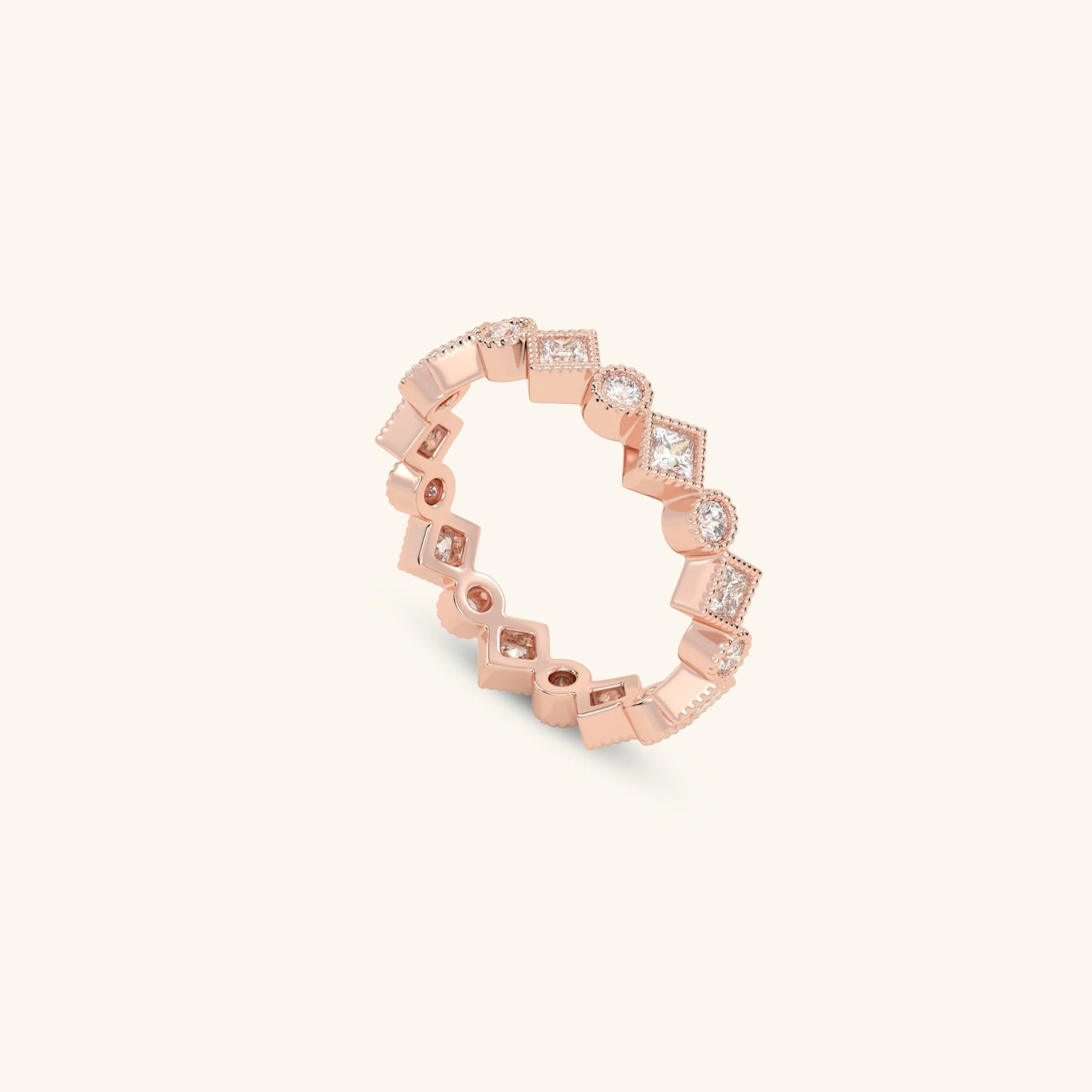 Nhẫn cưới vàng 14k thiết kế riêng - GCR25050249 | Gix Jewel 