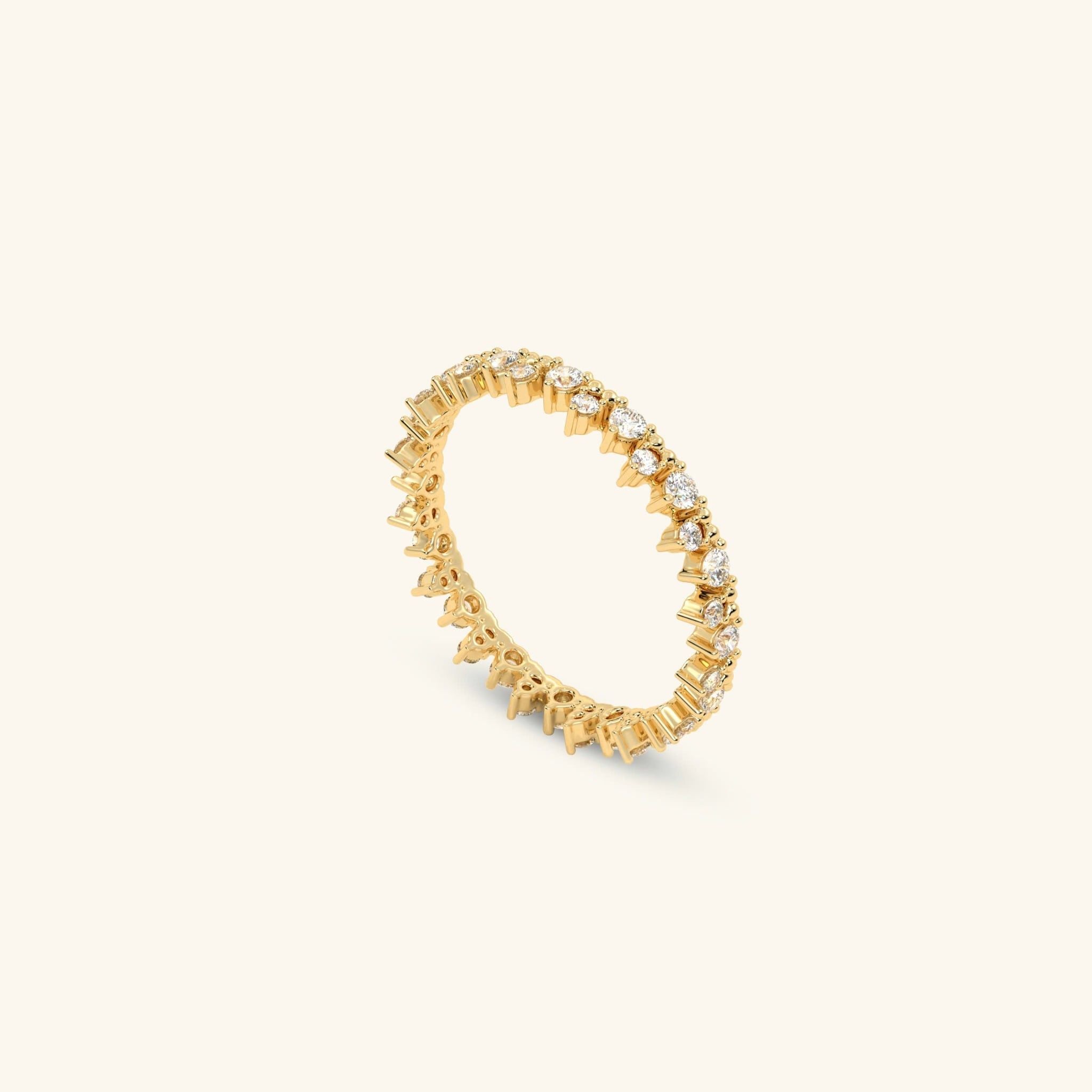  Nhẫn cưới vàng 10k thiết kế riêng - GCR25050266 | Gix Jewel 