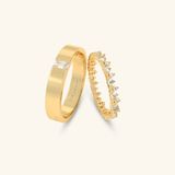  Nhẫn cưới vàng 14k thiết kế riêng - GCR25050266 | Gix Jewel 