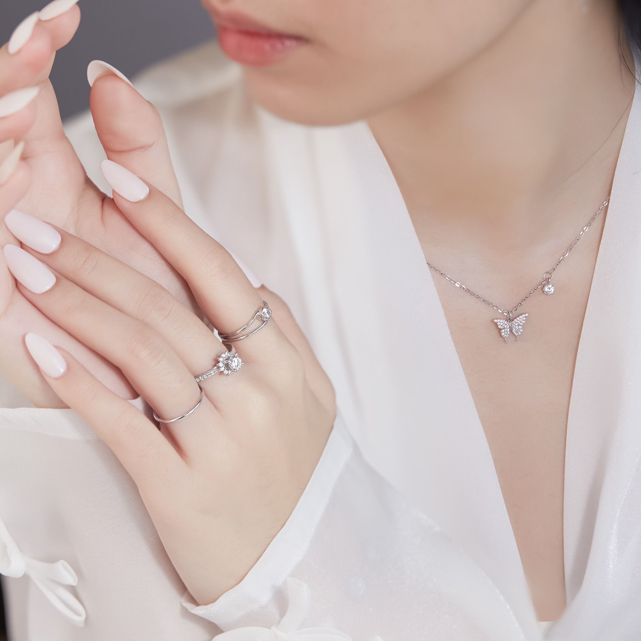  Nhẫn cầu hôn bạc Everglow | Gix Jewel 