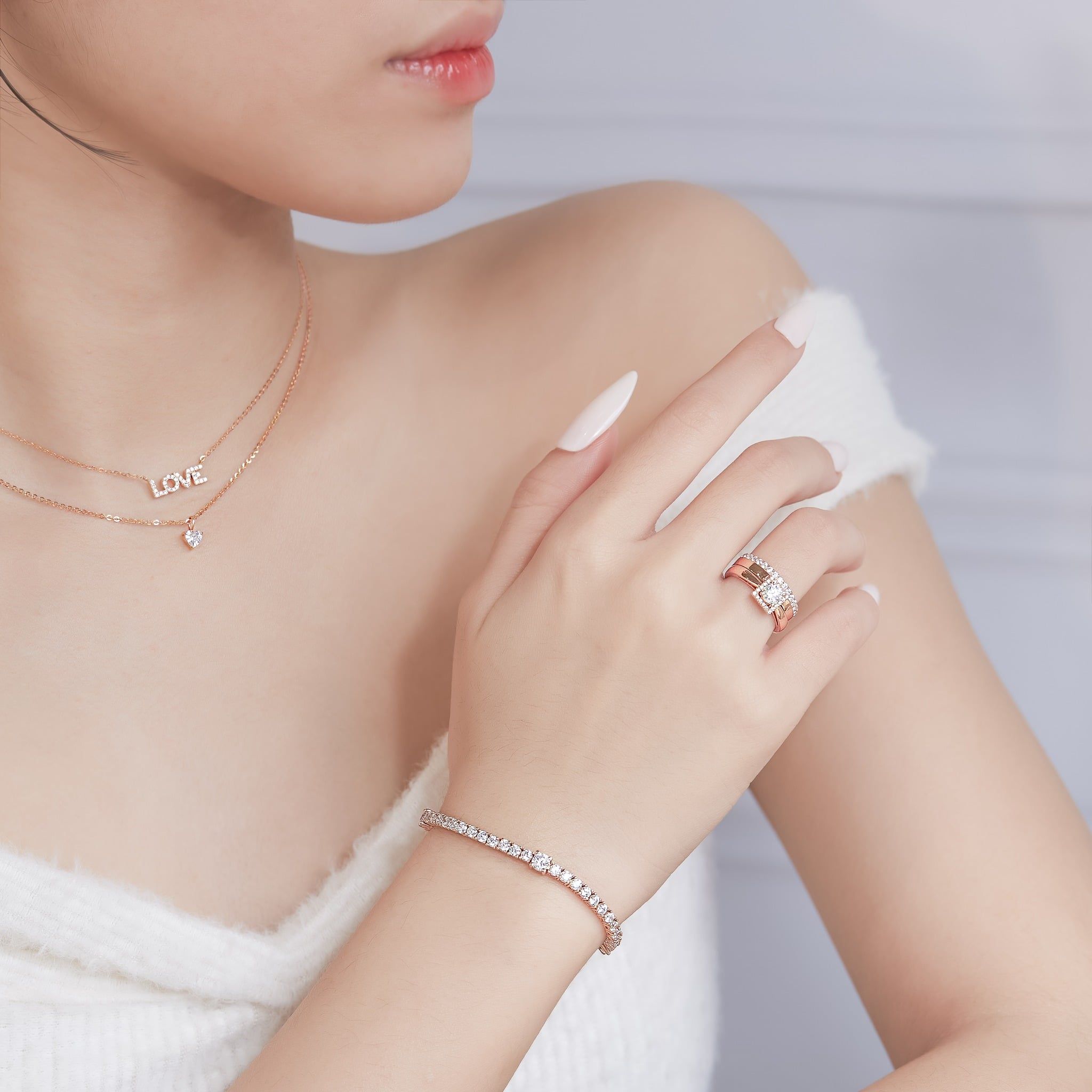  Nhẫn cầu hôn vàng 10k Halo Rise | Gix Jewel 