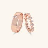  Nhẫn cưới vàng 10k thiết kế riêng - GCR25050249 | Gix Jewel 