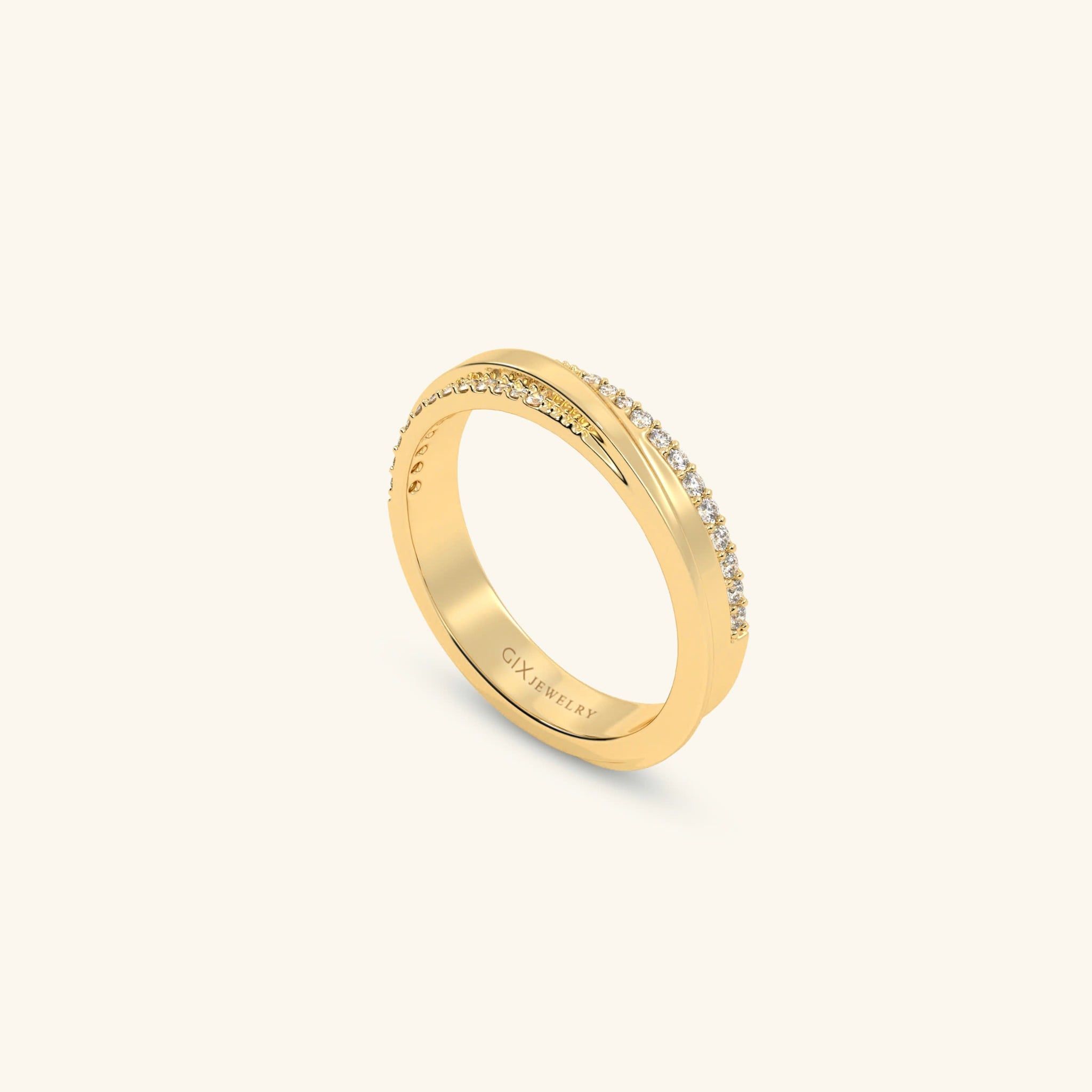  Nhẫn cưới vàng 14k thiết kế riêng - GCR25050271 | Gix Jewel 