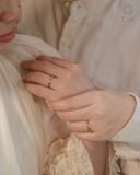  Nhẫn cưới trơn vàng 18k khắc tên theo yêu cầu - GCR25050191 | Gix Jewel 