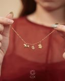  Mặt dây ngựa Kim Mã size 8mm | Gix Jewel 